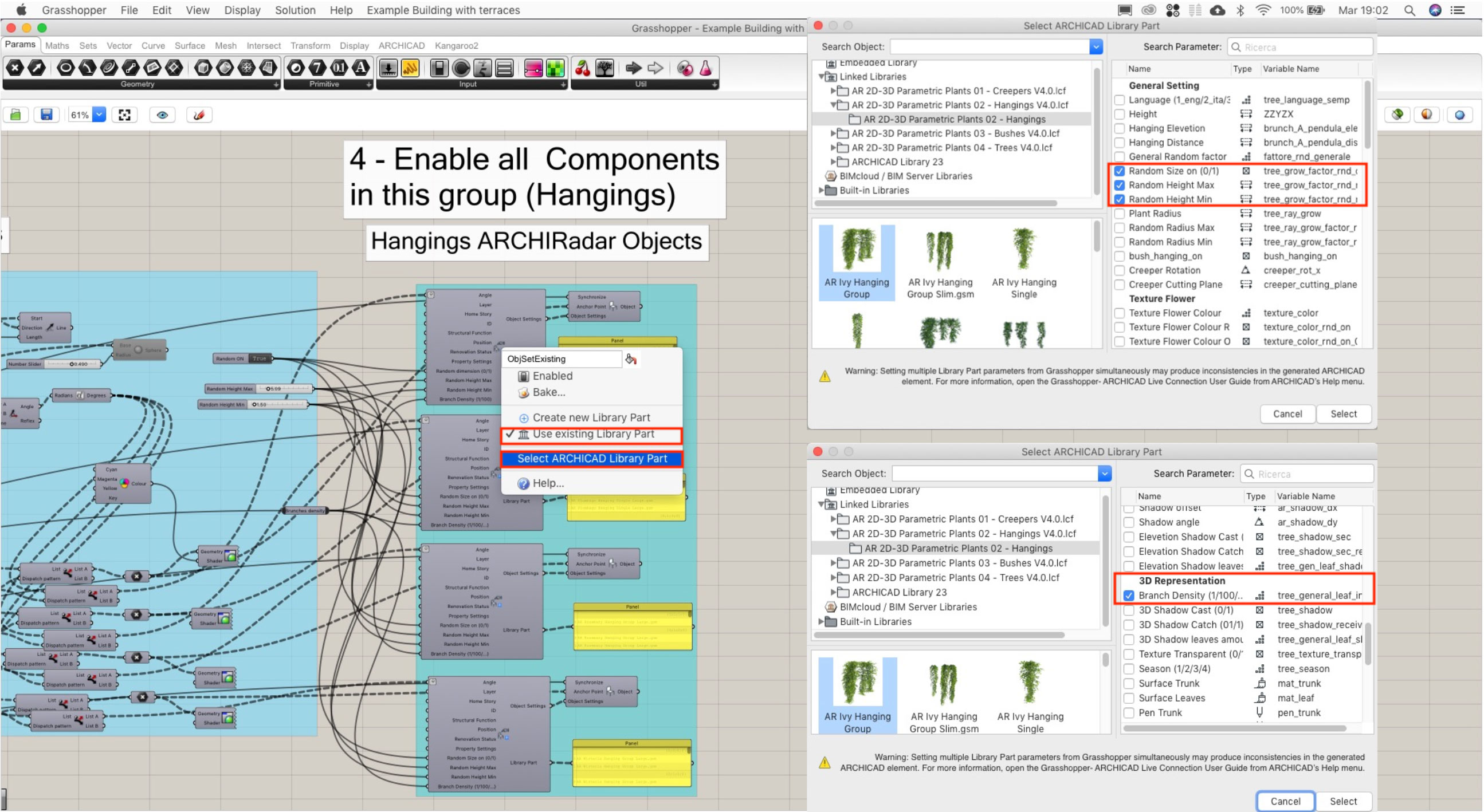 11 Foresta verticale archicad grasshopper